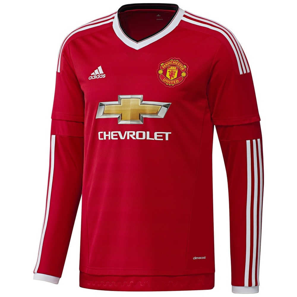 Manchester United home jersey 2015/16 kit red